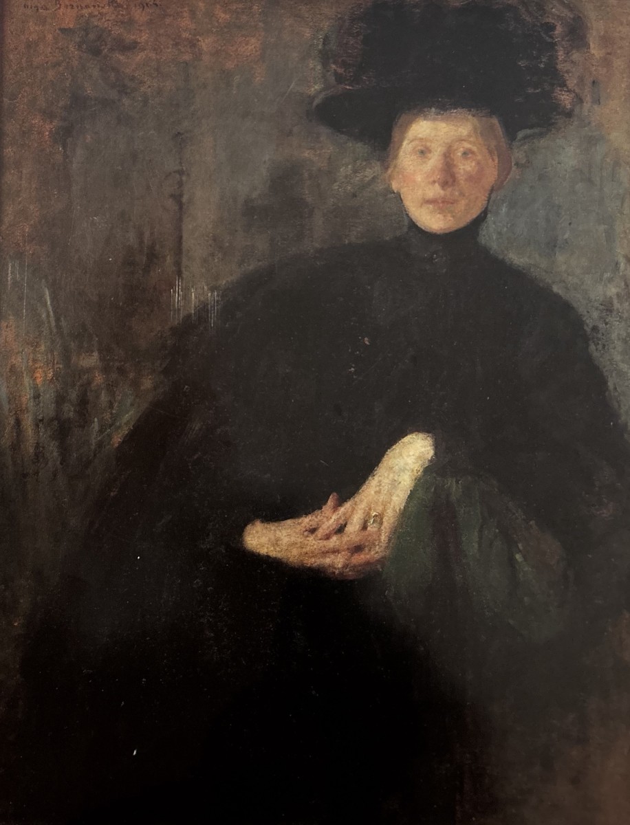 La dame à la robe noire